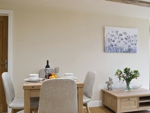 Convenient dining area | No. 1 Ash Cottage - Six Ash Cottages, Six Ashes, near Bridgnorth