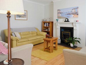 Cosy living room | Providence Cottage, Turnchapel, near Plymouth