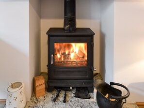 Wood burner for those cosy nights in | The Dun Cow, Bishop Middleham, near Durham