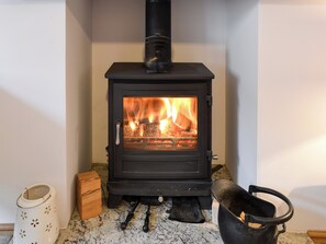 Wood burner for those cosy nights in | The Dun Cow, Bishop Middleham, near Durham