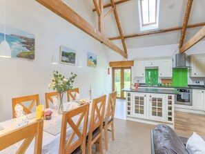 Dining Area | Higher Churchtown Farm - What a Beauty - Higher Churchtown Farm Barns, Tresmeer, near Launceston
