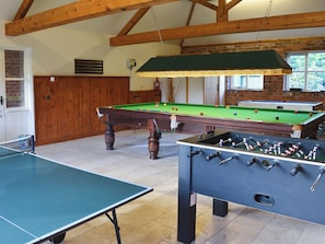 Games room | Bridge Farm Holiday Cottages - The Byre, Brigham