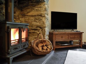 Wood burning stove  | Maybill Cottage, Cwm Penmachno, near Betws-y-Coed