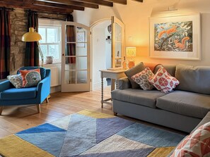 Spacious, comfortable living room | Swallows Nest, Hebden, near Grassington