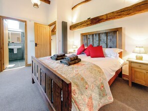 Romantic beamed bedroom  | Stone Barn Cottage, Ings, near Windermere