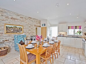 Kitchen/diner | Lower Trevorder Barns - The Mill House, Mount, nr. Bodmin