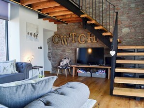 Open plan living space | Maes Merlin, Llanddeusant, near Llangadog