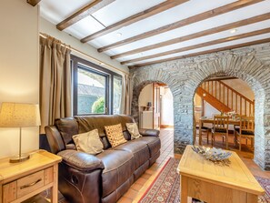 Living area | Rhandir Barn - Cennen Cottages at Rhandir Farm, Trapp, near Llandeilo