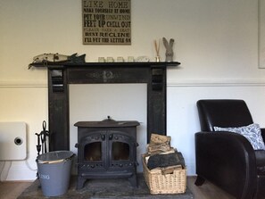 Woodburner for cosy evenings