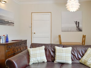 Convenient dining area within living room | Mill Street, Drummore, near Stranraer