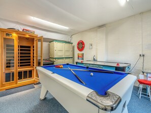 Games room with sauna | Cairn View - Allt Mor Cottages, Aviemore