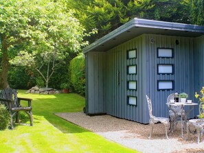 Delightful private garden and secure cycle storage  | Apple Tree Cottage, Bassenthwaite, near Keswick