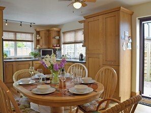 Well presented kitchen/dining room | Ty Cornel, Aberporth, near Cardigan