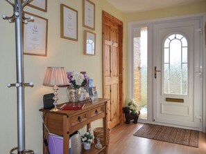Spacious and light hallway | Bryn Rodyn, Graigfechan, near Ruthin
