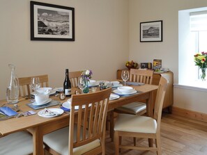 Dining room | Kilbride Beach Cottage, near Lochboisdale, Isle of South Uist