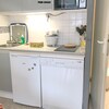 Cuisine équipée induction, micro-ondes, frigo et lave-vaisselle neufs (Fév-2020)