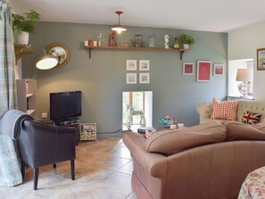 Elegant living room | Mill Cottage - Pendegy Mill, Llanybri, near Carmarthen