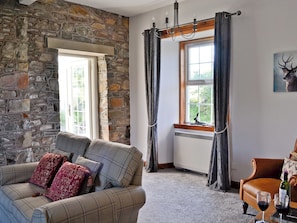 Delightful living room | Horsepark Cottage, Gatehouse of Fleet