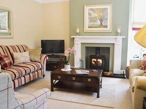 Cosy Living room with comfy sofas and wood-burner | Awelfa, Aberaeron