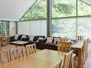 Light and airy living room/dining room | Wheel Rooms - Spindlestone Mill Apartments, Belford, near Bamburgh