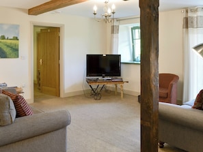 Comfortable open plan living space | The Grain Rooms - Spindlestone Mill Apartments, Belford, near Bamburgh