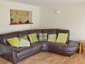 Comfortable living area | Apple Barrel Barn, Dunkeswell Abbey, near Honiton