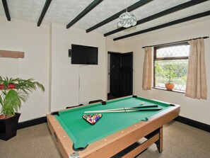 Games room | Tomfields Cottage, Kingsley Moor