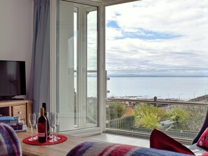 Stunning sea views from the living area | Seaforth View, St Monans, near Anstruther