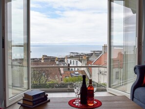 Stunning sea views from the living area | Seaforth View, St Monans, near Anstruther