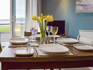 Charming dining area | Gower Sunset Views, Llanelli