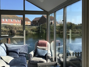 Conservatory | Water’s Edge Holiday Home, Beadnell
