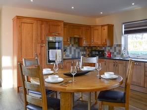 Kitchen with dining area | Liftingstane Cottage - Liftingstane, Closeburn, near Thornhill