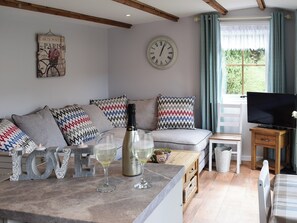 Cosy living space with TV | The Shack, Beckhole, Goathland, near Whitby