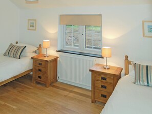 Twin bedroom | Home Park Cottages - Number One, Helstone, Camelford
