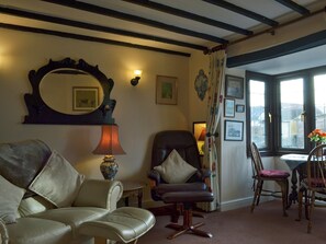 Cosy beamed living/dining room | Bridge Cottage, Watchet