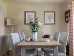Light and airy dining area | Levisham - Hungate Cottages, Pickering