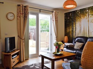 Cosy living room with TV | Ty Cerrig, Cwmgors, near Ammanford
