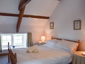 Double bedroom | Lletty Cottage - Lletty Farm, Penrherber, Newcastle Emlyn