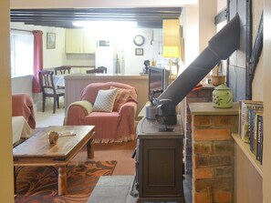 Convenient open-plan living space | The Den - Ty Copr, Pen-y-Sarn, near Amlwch