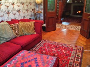 Music/games room with Sky TV  | Dunvarlich House, Aberfeldy