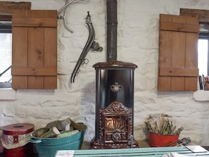 Warming wood burning stove | Threshing Barn - Red House Farm Cottages, Glaisdale, near Whitby