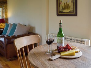 Quaint dining area | Bell Cottage - Lebberston Carr Farm, Lebberston, near Filey