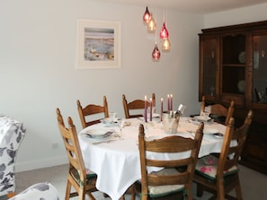 Spacious dining room | Devana Croft, Tarbert