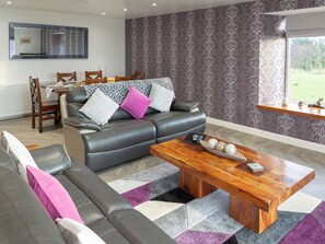 Spacious living area dining area | Sunset View, Port Lamont, near Dunoon