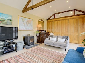 Beamed living room | The Stables, Weedon, near Daventry