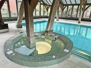 Swimming pool | Brankley Cottage - Brankley Farm Cottages, Dunstall Cross, near Barton-under-Needwood