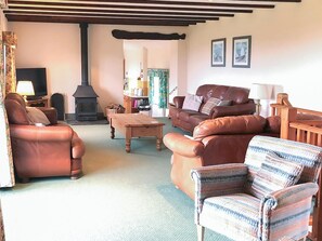 Living room | Chapman House - Chiddlecombe Holiday Cottages, Fairy Cross, Bideford