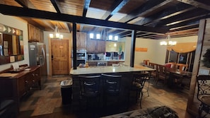 Open well equiped kitchen
