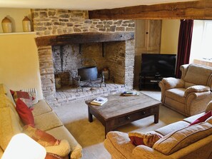 Living room | Syncocks Farm, Petrockstowe, nr. Okehampton