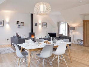Contemporary living and dining area | Kenmore Lodge, Balnaskeag, near Kenmore